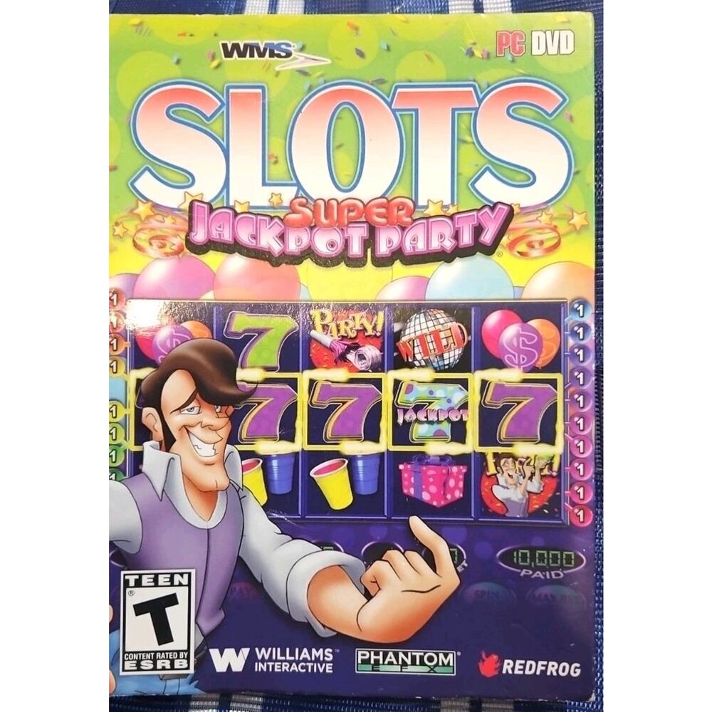 WMS Slots: Super Jackpot Party (PC, 2013) new